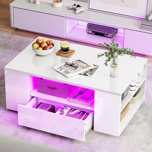 High gloss led coffee - high,