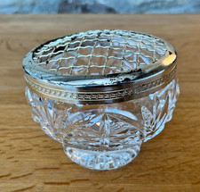 Vintage Cut Glass Posy Rose