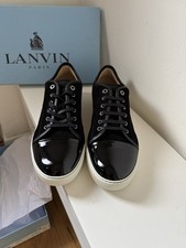 Lanvin DBB1 Suede/Patent Toe Trainers UK 10