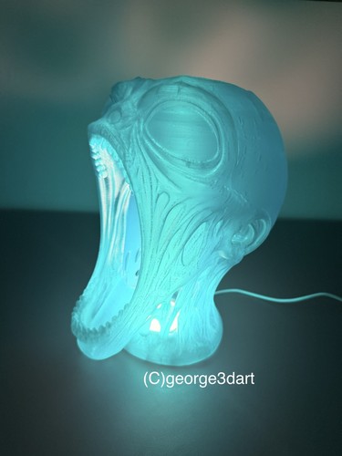 Alien skull lamp - lamp, &