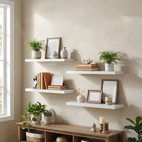 Set wall mounted shelves - 4,
