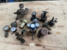 Joblot Burning Gear Brass regulator Propane Acetylene Oxygen Argon Gauges Flow