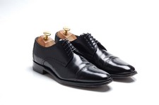 Loake Black Semi-Brogues Shoes: `Reeves` UK 7 F US 8 EU 41