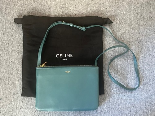 Celine trio leather zip - celine,