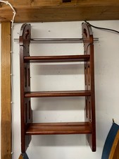 Vintage 6Step Nautical Boat Ship Ladder 58" Tall Folding Mint 1928