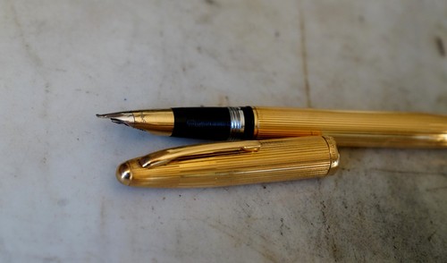 Sheaffer snorkel solid gold - sheaffer,