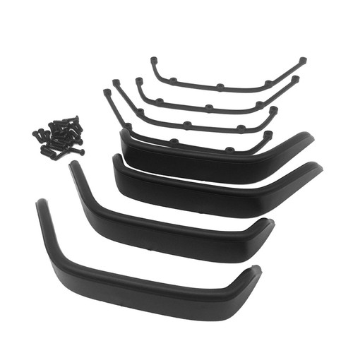 Plastic fender flare mud - plastic,