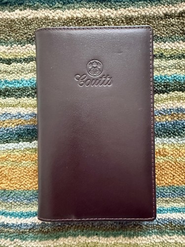Coutts burgundy leather - co,