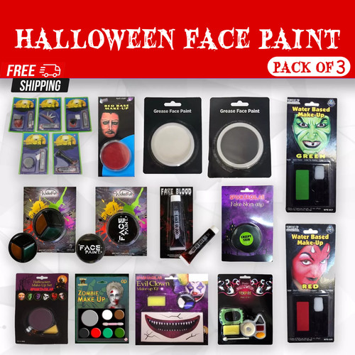 Pack neon face paint body - face,