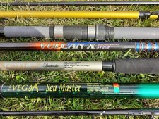Sea/ beach fishing set. Rods, reels tripod weights complete set.