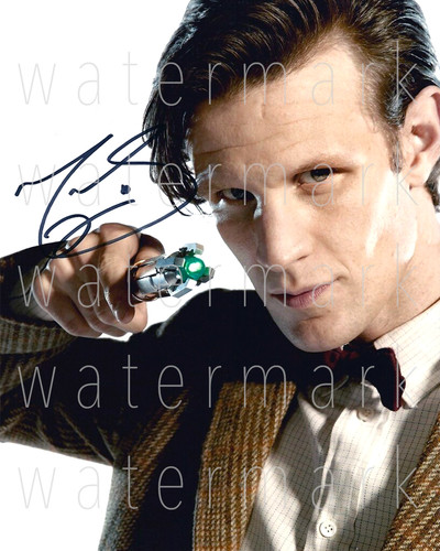 Matt smith who signed 8x10 - matt,