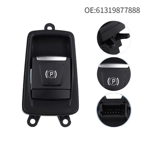 Handbrake button 61319877888 - handbrake,