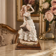 A. Belcari Lady Figurine Roses