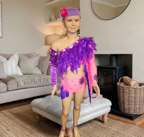Pink purple freestyle dance - pink, &