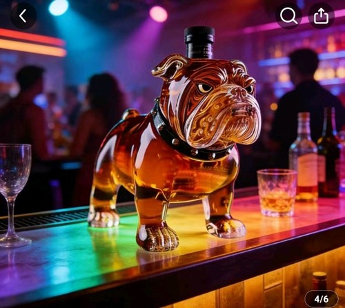 Dog whiskey decanter - dog,