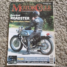 Vintage Classic MC Dec 2004 Triton James Number 8 Egli-Vincent Covel Twin Ariel 