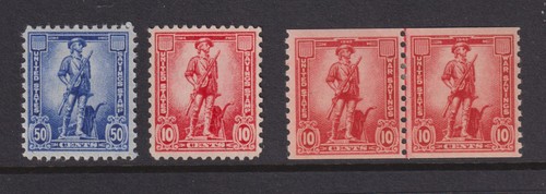 Usa 1943 10c - 50c, minuteman