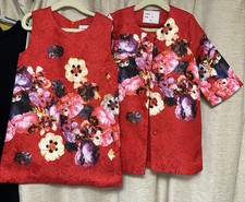 Girls Floral Dress And Coat Set 5 Years Spanish Style Romany 