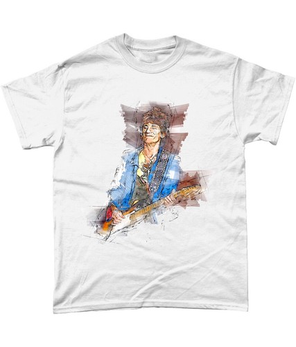 Ronnie wood colour sketch - colour, t