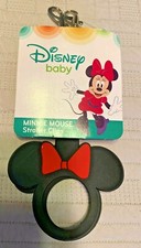 MINNIE MOUSE SET OF TWO STROLLER CLIPS DISNEY BABY EASY HANGING DIAPER BAG