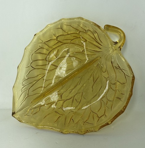 Vintage yellow amber glass - amber,