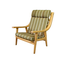 Hans Wegner Solid Oak Chair Model GE530 for Getama Danish Mid Century