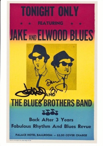 Blues brothers signed movie - brothers,