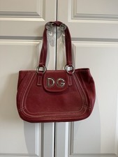 Vintage Dolch and Gabbana Leather Handbag Shoulder Bag