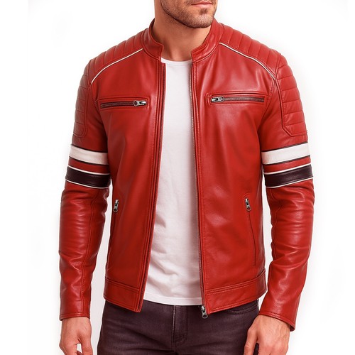 Men new fashion red - men's, leather