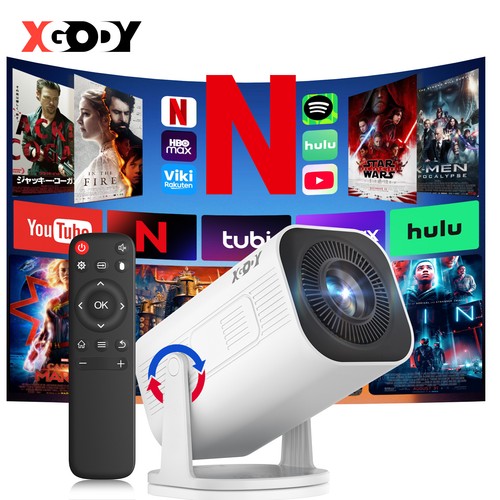 Xgody mini smart - 4k, projector
