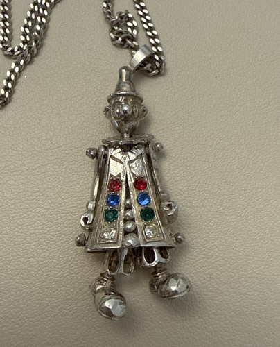 Vintage sterling silver clown - vintage,