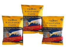 18 Rolls Extra Strong Wallpaper Adhesive Wallpaper Paste 21 Pints 3x120g Sachets