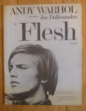 ANDY WARHOL PRESENTS FLESH VERY RARE PROMO PRESS FILM BOOK JOE DALLESANDRO 1970