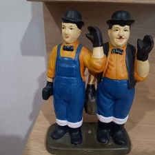 Figurine Vintage Porcelain figurine by Laurel Hardy 1970