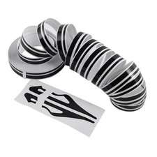 2Pcs Decals Stickers Black For