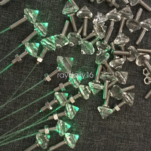 15mm 20mm diamond - 15mm, crystal