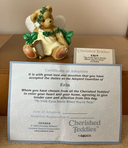 Cherished teddies erin 1997 - teddies,,