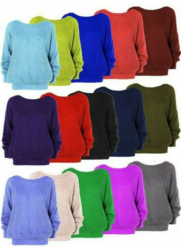 Womens oversized baggy jumper - baggy,