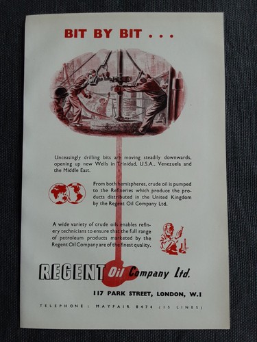 Advert print regent oil - advert,