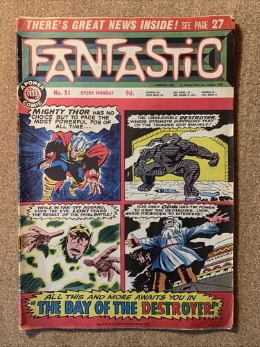 Fantastic weekly 51 - 51, vg