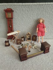Vintage Dolls House Items Some Hand Made 1:12 Dolls House Job Lot Collection