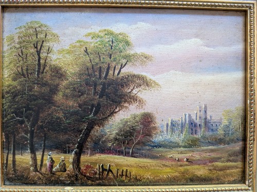 Vintage oil painting - oil,