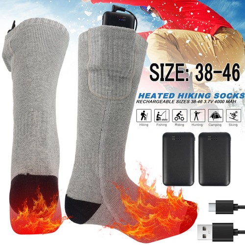 4000mah electric heated socks - electric,