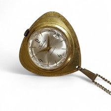 Jubilee 17 Jewels Wind Up Pendant Watch (Tested Working) Swiss Preloved