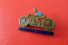 1930's Original, Isle Of Man TT Races, Brass / Enamel Pin Badge, VGC (4353)
