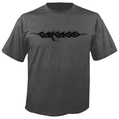 Carcass logo grey t - carcass,