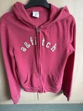Abercrombie  & Fitch Kids Girls Dark Pink/Red Zip Up Hoodie Size XL (kids)