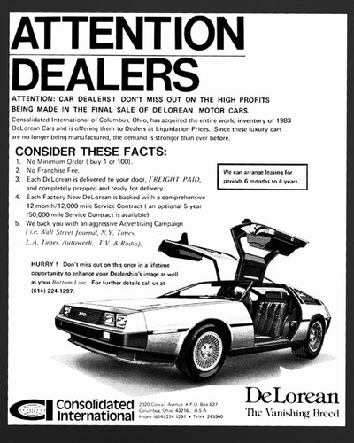 Vintage delorean dmc car - vintage, dmc-12