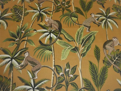 Fryetts monkey cotton fabric - fryetts,
