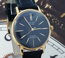 Poljot De Luxe ULTRA SLIM 2209 Dress Men's Mechanical Watch Vintage Style USSR 